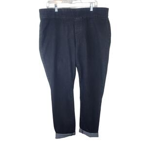ST JOHN'S BAY ASHY BLACK PULL-ON JEANS
